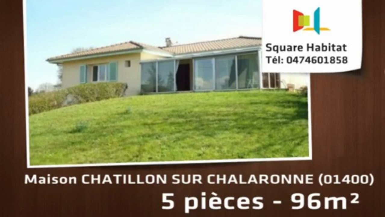 A vendre - Maison/villa - CHATILLON SUR CHALARONNE (01400) - 5 pièces - 96m²