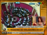 Silvia Irigaray- El registro de violadores es ley