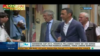 Ishak Belfodil sortant des négociations avec l'Inter Milan ce matin