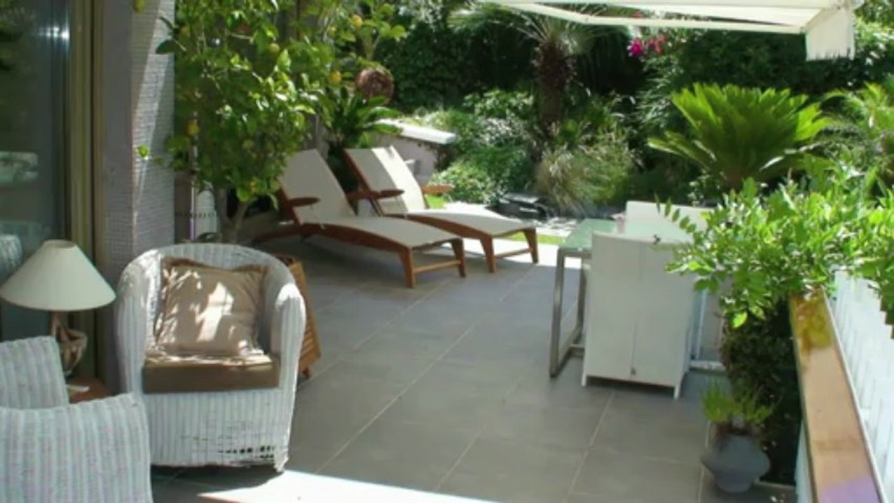 Appartement à vendre 4 pièces Cannes (06400) Basse Californie - 117 m² en rez-de-jardin