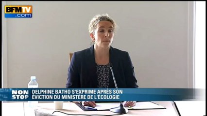 Batho: "Je n'ai pas manqué à la solidarité gouvernementale" - 04/07