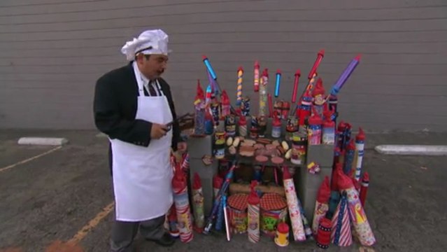 Cuisiner au feux d'artifices