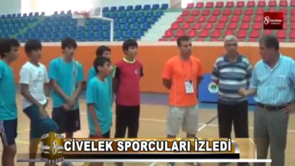 İSKENDERUN BELEDİYE BAŞKANI CİVELEK SPORCULARLA 8.GÜN HABER