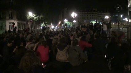 Paris (France) 03/07/2013 Les Veilleurs place de l'Hotel de Ville  © LTL News
