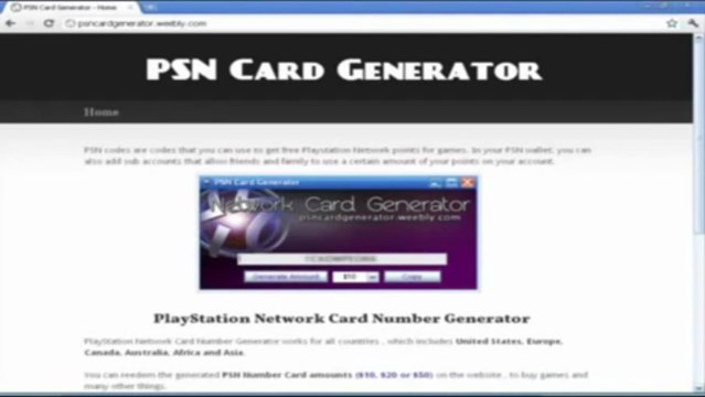 DIRECT LINK] [Updated, 2013]PSN Code Generator 2013 {Mediafire Link}