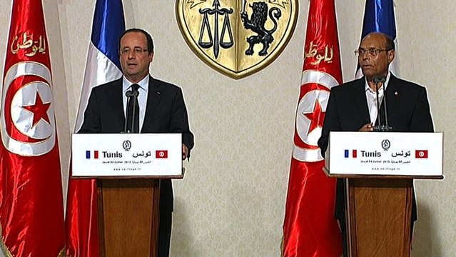 Conférence de presse avec M. Moncef MARZOUKI, président de la République tunisienne