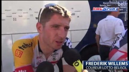 F. Willems : "Important pour l'équipe de gagner une étape" 04/07