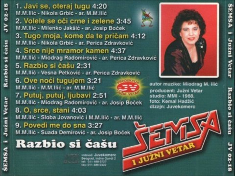Semsa Suljakovic 1988 - Volele se oci crne i zelene