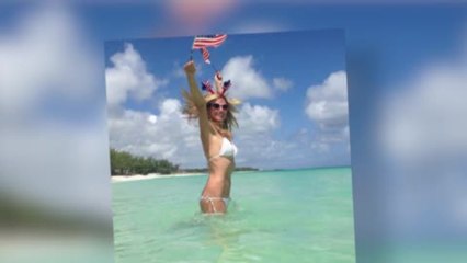 Heidi Klum in a Bikini For the USA