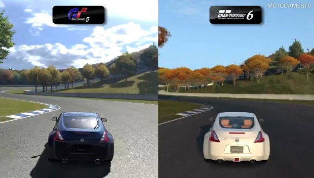 Gran Turismo 5 vs Gran Turismo 6 Demo - Suspension Physics Comparison