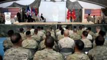 US soldiers attend naturalisation ceremony in Afghanistan