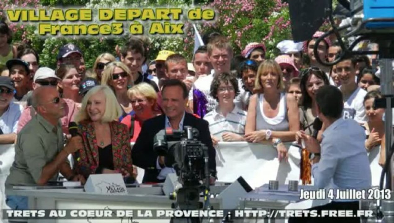 Tour de France à AIX 2013. L'émission Village Depart
