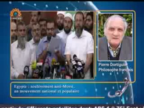 Sahar Report 03.07.2013 Pierre Dortiguier, le soulèvement anti-Morsi