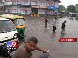 Tv9 Gujarat - Ahmedabad Municipal Monsoon Plan drowned in five Inch rainfall