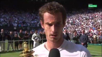 Palabras de Novak Djokovic y Andy Murray