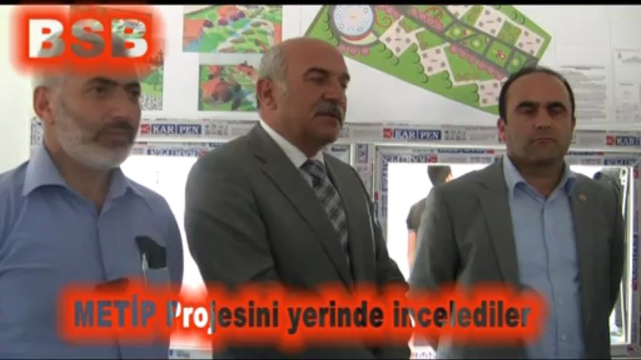 Bayburt'taki METİP projesini yerinde incelediler-