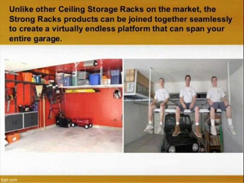 STORAGE RACKS for a neat and beautiful garage...