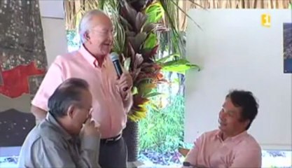 Maeva beach Gaston Flosse présente le projet