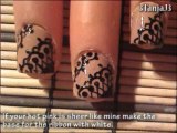 Designer inspired #6: *Victoria's Secret Nail Art Design* Short Nails