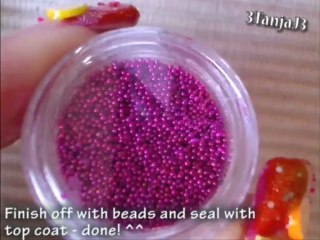 *Summer Citrus* Easy Nail Art Design