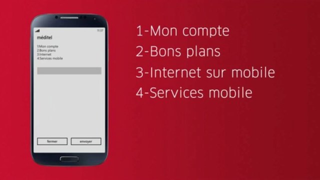 présentation du menu interactif #555# pour méditel jahiz-méditel