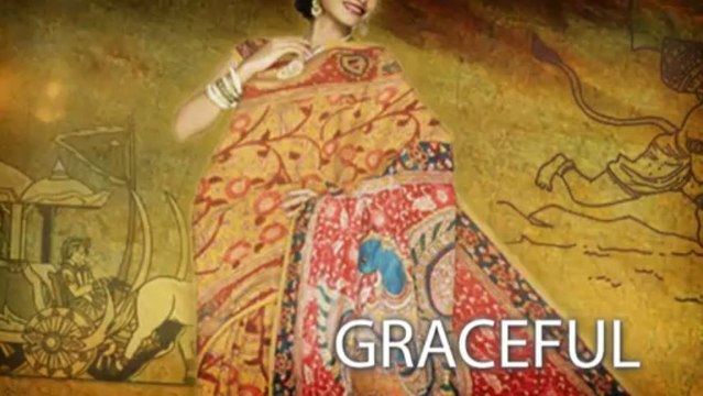 Kalamkari sarees online, Kalamkari Cotton Saris, Kalamkari silk saree