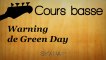 Cours basse : jouer Warning de Green Day - HD