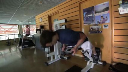 Entraînement de l'Equipe de France de Ski Freestyle à Evian