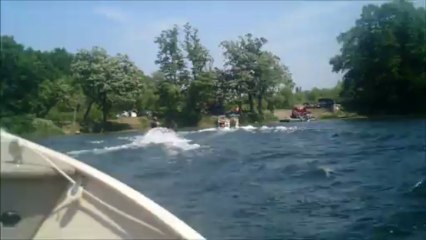 July 4th fun on the lake.