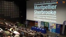 PRES'TV: RENCONTRES UNIVERSITAIRES MONTPELLIER SHERBROOKE 2013