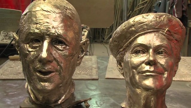 Statue De Gaulle Vendroux à la fonderie