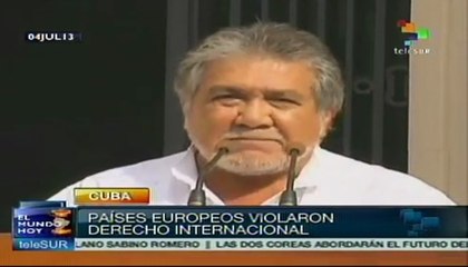 En Cuba se suman al repudio contra la agresión a pdte. Evo