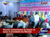 UNASUR: Declaración de Cochabamba en respaldo al presidente Evo Morales