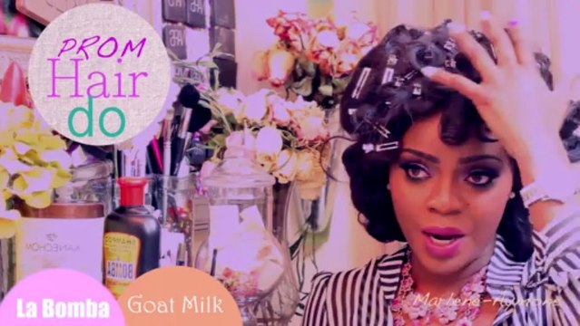 BEYONCE Prom Hair Pin Up Curls