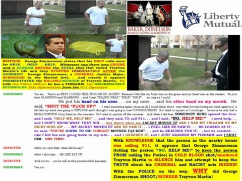 ZIMMERMAN - George (RE-ENACTMENT of TRAYVON MARTIN SHOOTING)