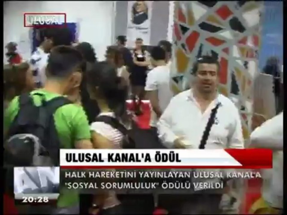 ULUSAL KANAL'A ÖDÜL