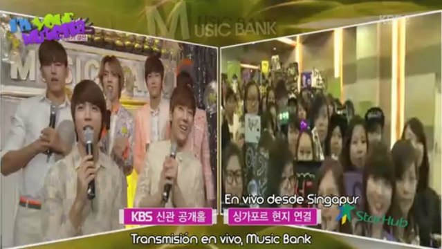 [Español] 130705 INFINITE Music Bank Backstage