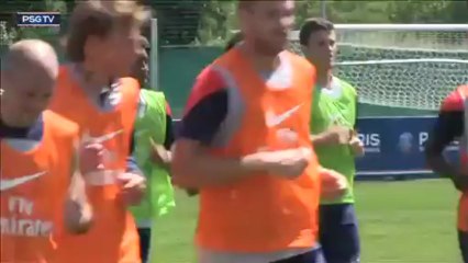 A l'entraînement avec Kevin Gameiro