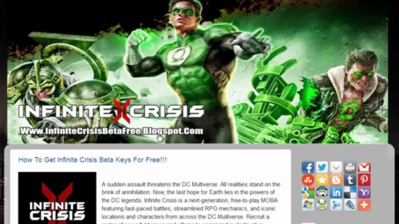 Get Infinite Crisis Beta Code Generator For Free