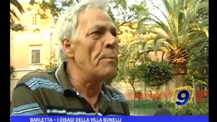 Barletta | I disagi della Villa Bonelli