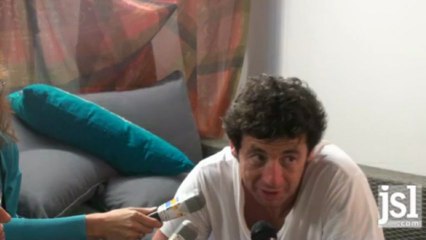 Patrick Bruel après son concert à Louhans