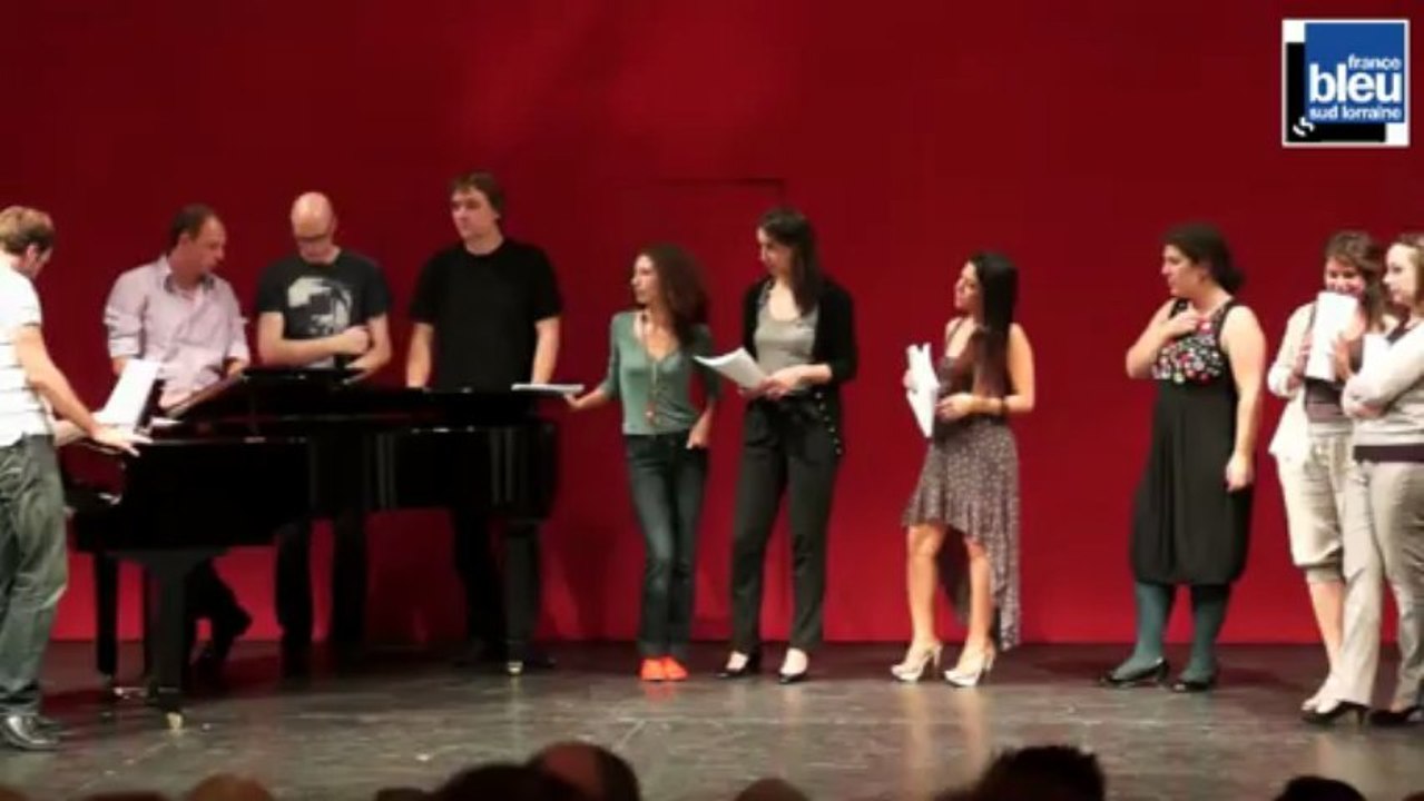 Masterclass Ruggero Raimondi Repetition du 4 juillet 2013 à l'opéra de Nancy - Frédéric Belot © Radio France