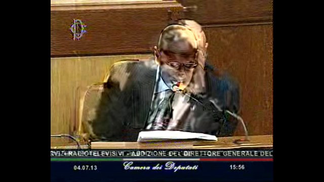 Roma - L'audizione del Direttore generale della RAI Luigi Gubitosi (04.07.13)