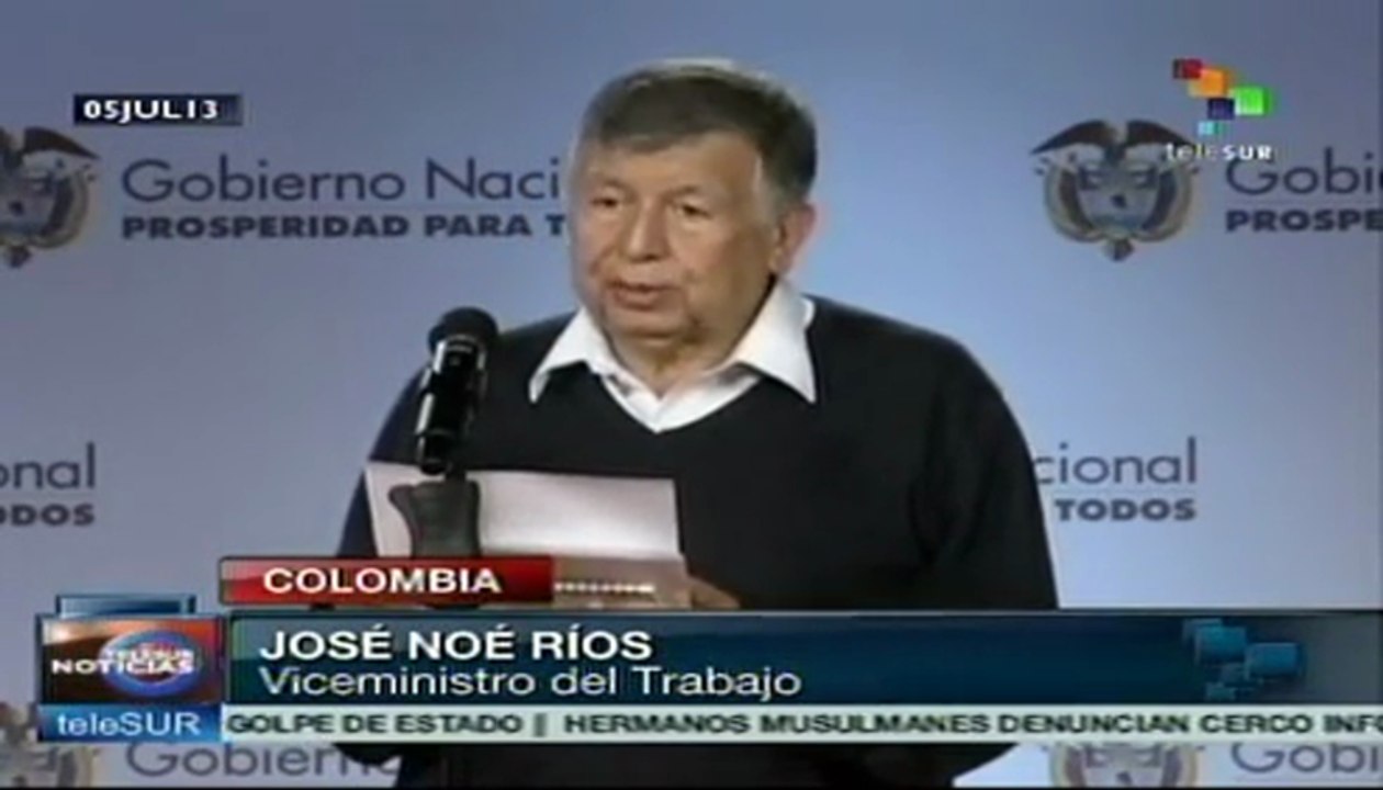Colombia: gobierno condiciona diálogo con campesinos de Catatumbo