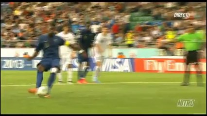 Francia 2-0 Uzbekistán (Gol de Pogba de penalti) MUNDIAL SUB-20