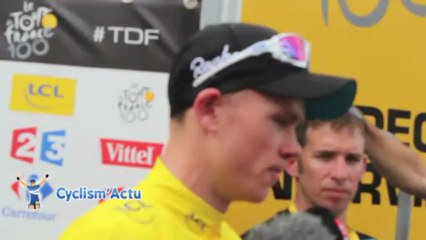 Tour de France 2013 - Christopher Froome : "Ça représente beaucoup pour moi"