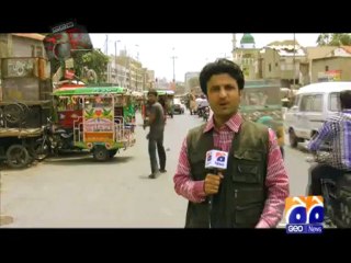 Geo FIR-03 Jul 2013-Part 2-Traffic system in Karachi spoiled further because of Chingchi rickshaws.