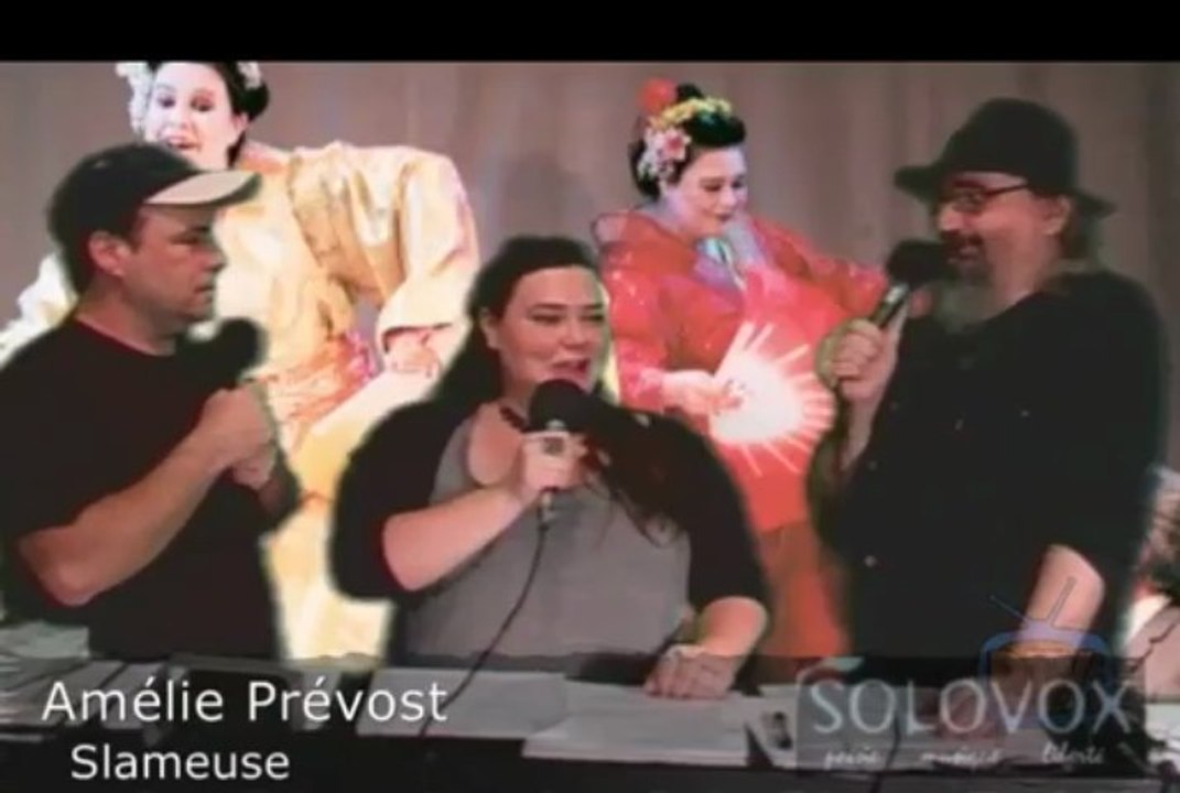 SoloVox poésie musique slam - 17 - Amélie Prévost - Poézik-(Léo Ferré)