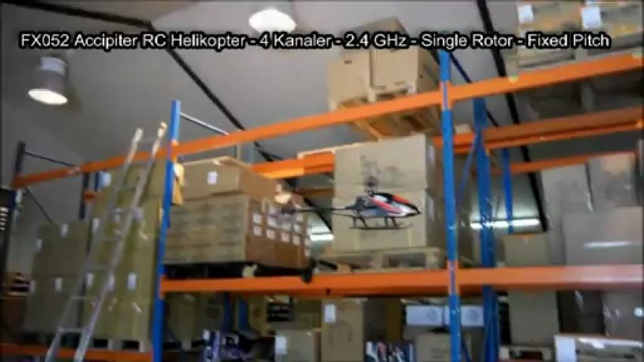 FX052 Accipiter Lofty RTF Single Rotor RC Helikopter - 2.4 GHz - 4 Kanals﻿﻿