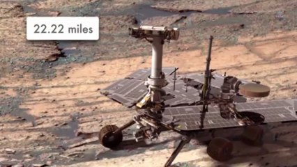 Opportunity Rover Breaks U.S. Off-World Driving Record - HD